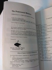 The Pentecostal Minister by J. L. Hall and David K. Bernard 2014