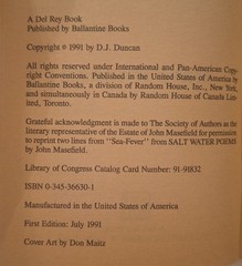 Perilous Seas by Dave Duncan, Part 3 of A Man of His Word. 1st Ed. July 1991