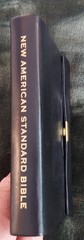 NASB Updated Edition Compact Bible Black Snap-flap Bonded Leather