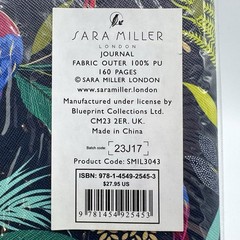 Brand New Sara Miller London Designed Fabric Journal Tropical Parrots 160 Pages