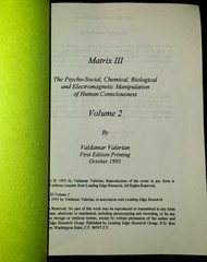 Matrix III Volume 2- Valdamar Valerian, 1st Edition (GOOD)