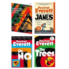Percival Everett 4-Book Collection Set The Trees, Dr. No, James, Telephone PB