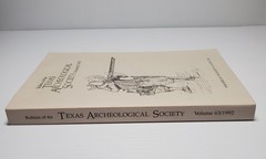Vintage Texas Archeological Society-Volume 63 (1992 Trade Paperback)