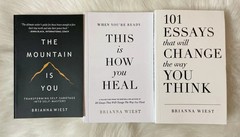 Brianna Wiest 3 book set : Mountain is you + 101 essay + this is how you heal PB