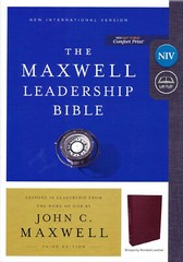 NIV Maxwell Leadership Bible Premium Bonded Leather BRAND NEW in Shrink Wrap!!!