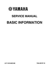 YAMAHA YZF-R6 Motorcycle Service Manual 2017 – METAL SPIRAL BOUND – TOUGH COVERS