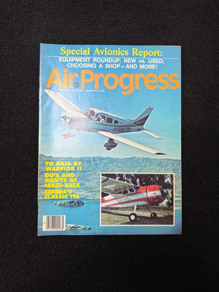 Air Progress Magazine 1978 Aviation Aircraft Flying Pilot Cessna Piper Avionics