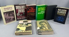 Lot of 8 Ernest Hemingway Related Mixed Titles Vintage Books HC/DJ