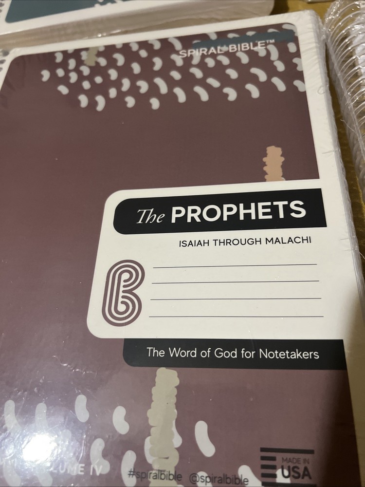 Spiral Bible The Word of God for Notetakers NASB Sold Separate. New Sealed Fre🎁