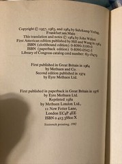 RARE: “Brecht on Theatre” Tran By John Willett, 1964 Hill & Wang 1st Ed PB LNV