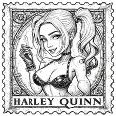 Adult Coloring Pages Antique Stamp Girls 500+ Printable Pages
