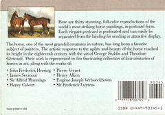 HORSE PAINTINGS: A Book of 30 Postcards By Pavilion Books, Famous Artists