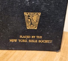 HOLY BIBLE New York Bible Society HARDCOVER National Bible Press VINTAGE