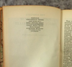 [Sh12] Fine Binding Riviere, 1935 Oxford Press Gilt, Shelley’s Poetical Works