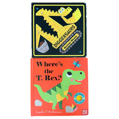 Lot of 8 Dinosaur Board Books Baby Toddler Diggersaurs T Rex How Do Love Theme