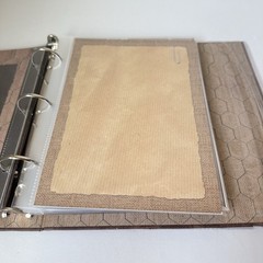 Recipe Book Organizer 3 Ring Binder Farmers Market Theme 9×9.5” Dividers Cards