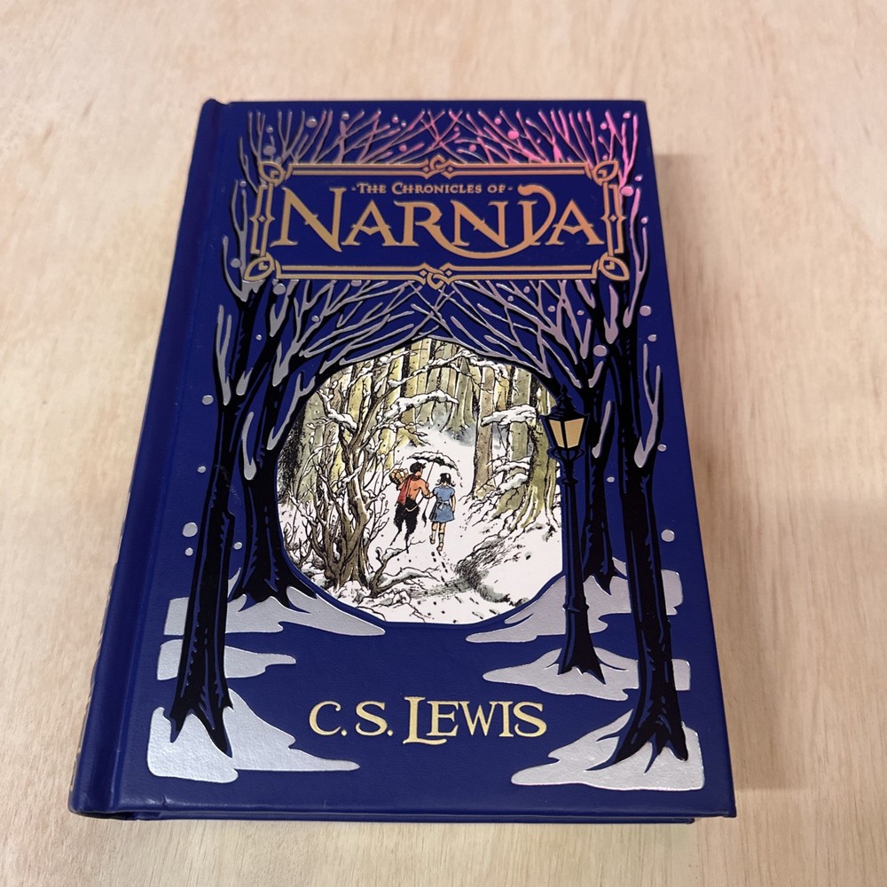 The Chronicles of Narnia C. S. Lewis Barnes Noble Hardcover Bonded Leather