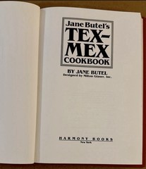 Jane Butel Tex Mex Cookbook Hardcover Vintage Harmony Books Southwestern Recipes
