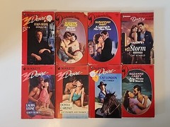 Lot of 100 Harlequin/Silhouette Desire Romance Paperbacks Random Mix Vintage