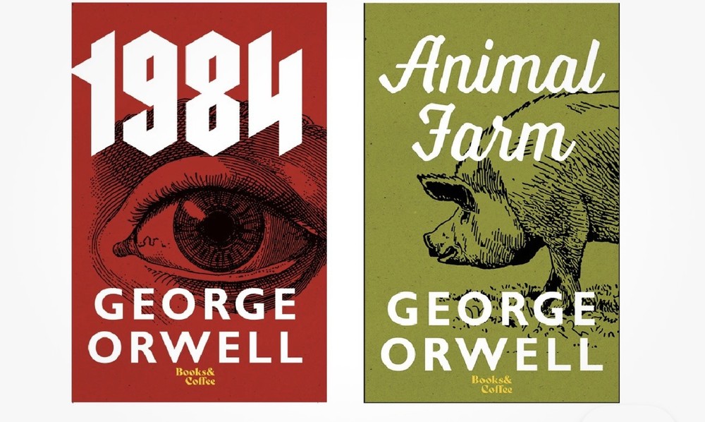 1984 & Animal Farm Set by George Orwell – BRAND NEW —