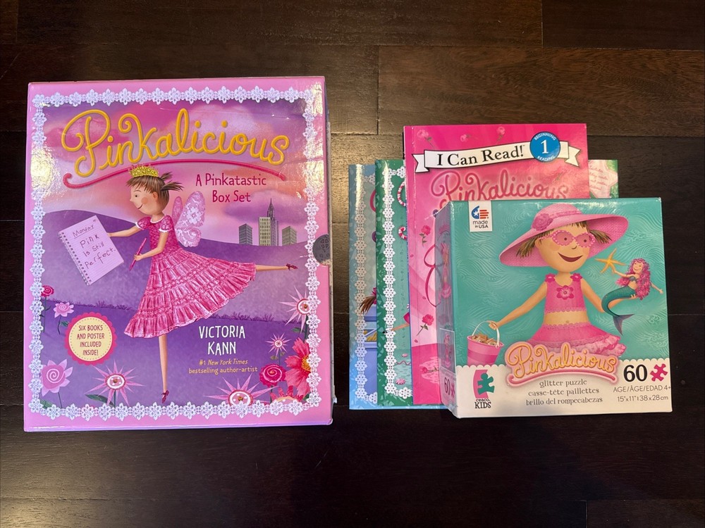 Pinkalicious Gift Set (6 Hardcover Books, Poster, Jigsaw Puzzle, 3 Paperbacks)