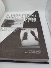 Handgun Stopping Power Marshall & Sanow Paladin Press 1992 HC
