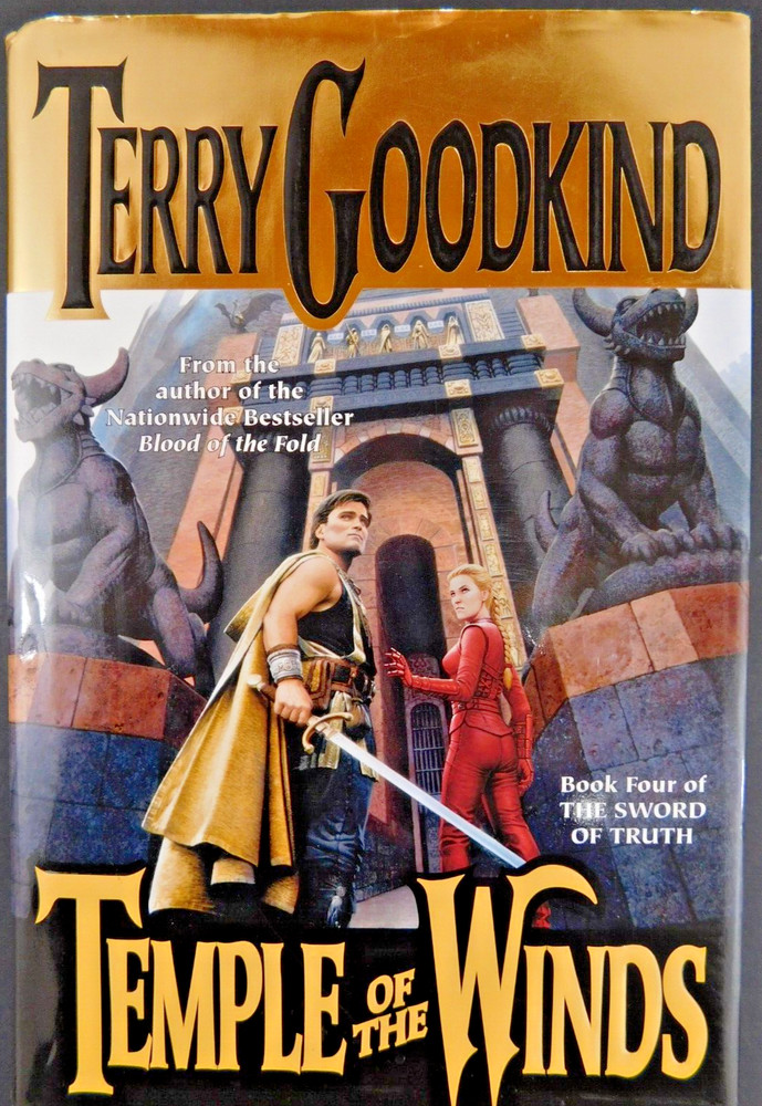 Collectible TERRY GOODKIND True 1st ed TEMPLE OF THE WINDS 528 pages 1997 HCDJ