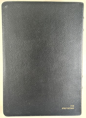 KJV Study Bible Black Genuine Leather Full Color Edition Indexed King James VG