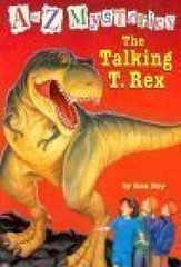 A to Z Mysteries: The Talking T. Rex – Paperback, by Ron Roy – Very Good g