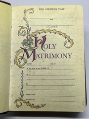 1972 Holy Bible KJV Reference Edition Nelson/ Genuine Leather Red Letter