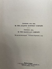 Van Cleve Mary S. Watts The Macmillan Company 1913 1st edition ?