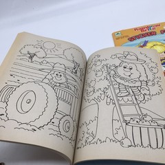 Rainbow Brite Coloring Book + Sticker Fun Golden Books Vtg 1984-85 UNUSED NOS