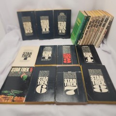 1960s James Blish Star Trek book lot and Log book series (incomplete)