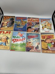 VTG Lot of 7 FLAT STANLEY Paperback BOOKS Jeff Brown Harper -Smoke Free Home