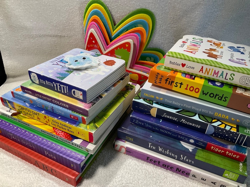 Board Books for Children/Kids/Toddler Babies/Preschool/Daycare Lot of 17 Learn