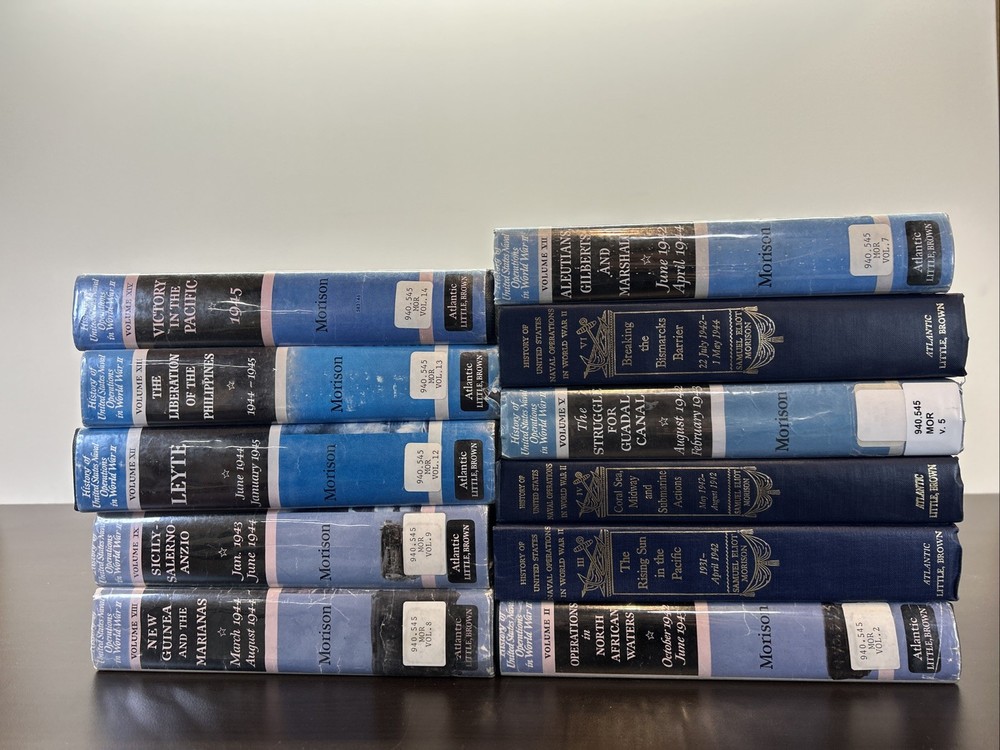Victory In The Pacific by Samuel Eliot Morison Lot Of 11 HC DJ