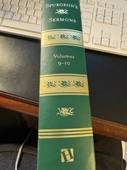 Spurgeons Sermon Volumes 9-10 in One Giant Book two inches Thick SALE O/P