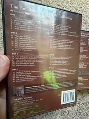 Great Courses: Foundations of Western Civilization I & II – 2 books, 16 DVDs