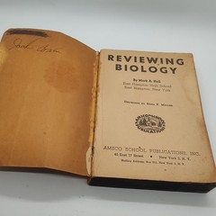 „Reviewing Biology” Vintage 1955 Amsco School Publications