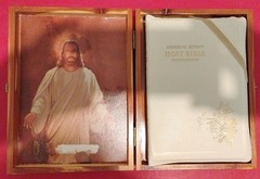 Holy Bible, KJV, Memorial Edition, Concordance, Illustrated, Red Letter (1958)
