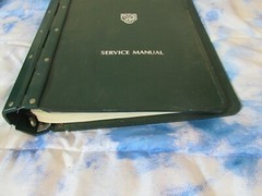 1993 Jaguar XJ6-XJ12 Factory Service Manual Volume 1 Metal Binder Book