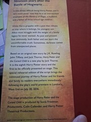 Harry Potter and the Cursed Child, Parts 1 & 2, Special Rehearsal Edition Script