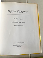 Tiger Flower by Robert Vavra Fleur Cowles Yehudi Menuhin Copyright 1968 HCDJ