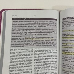 The Everyday Life Bible Fashion Edition Pink Soft Leather Cover 2009 *READ, SEE*