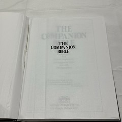 The Companion Bible Enlarged Type Edition KJV Hardcover KJV