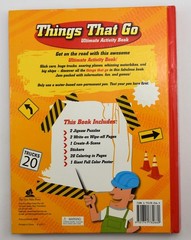 Things That Go Ultimate Activity Book – Five Mile Press HC Puzzle Sticker Poster