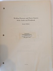 Welding Processes & Power Sources Study Guide Workbook 2nd Ed Edward R. Pierre 1