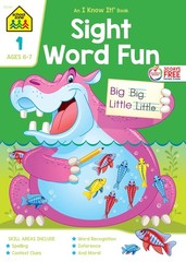 School Zone Sight Word Fun Workbook: 64 Pages, 1st Grade, Word Recognition, …