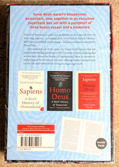 Sapiens & Homo Deus: Yuval Noah Harari box set w/ bonus essays 2018 *NEW, SEALED