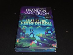 Signed Brandon Sanderson Isles Of The Emberdark UK Exclusive Ed BookPlate